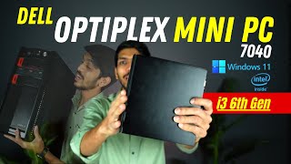 Dell OptiPlex 7040 Mini PC  Unboxing Review amp Price  Dell PC under ₹10000  Hindi [upl. by Nataniel]