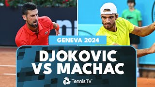 Novak Djokovic vs Tomas Machac Highlights  Geneva 2024 SemiFinal [upl. by Nodnyl]