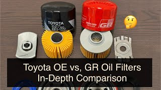 Toyota GR vs Base Oil Filter Teardown [upl. by Zephan280]