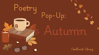 Poetry PopUp Autumn [upl. by Yerffoej]