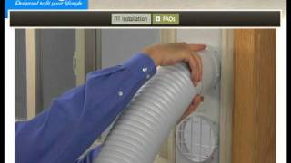 How to install a Danby Single Hose Portable Air Conditioner [upl. by Cybil]