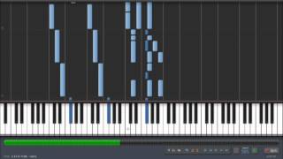 Synthesia  Avenged Sevenfold  Warmness on the Soul Piano Tutorial 50 speed [upl. by Garap376]