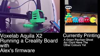 3D Printing Live with a Voxelab Aquila X2 Streaming [upl. by Haskins]