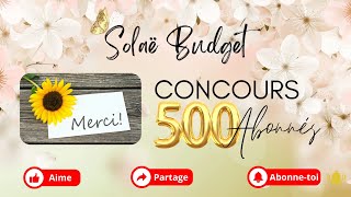 💥Concours 500 abonnés💥 Méthode des enveloppes budget virtuelles budget enveloppesbudgétaires [upl. by Sessylu]