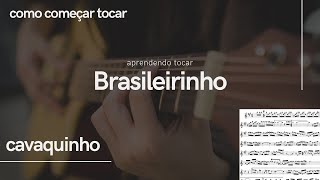 Aprendendo BRASILEIRINHO no Cavaquinho 005 Waldir Azevedo [upl. by Edgard818]