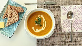 Potage aux carottes et à la coriandre [upl. by Gerfen]