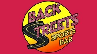 Back Streets Sports Bar Food Specials Commercial  Cape Coral Florida Restaurant [upl. by Anawahs813]