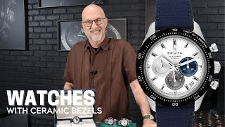 Rolex Daytona Omega Speedmaster amp Zenith Chronomaster  Ceramic Bezels Review  SwissWatchExpo [upl. by Bellew]