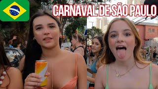 Carnaval de São Paulo My first crazy Carnaval 🇧🇷 [upl. by Doownyl945]