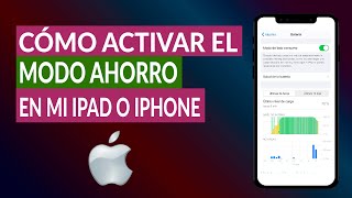 Cómo Activar el modo Ahorro o de bajo Consumo en mi iPad o iPhone [upl. by Neehcas]