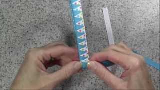 Easy Woven Ribbon Headband Tutorial with Really Reasonable Ribbon [upl. by Erbua]