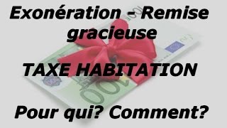 Ne pas payer la taxe dhabitationRemise dimpot sur revenu possible  La démarche  courrier rédigé [upl. by Anabal]