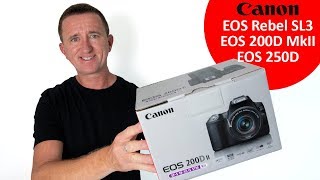 Canon SL3 hands on review and test 250D EOS 200D II [upl. by Ehtiaf]