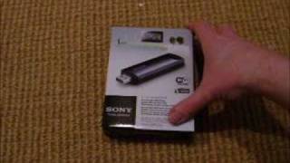 Sony UWABR100 Wireless LAN Adapter Unboxing [upl. by Octavie]