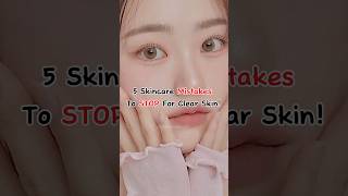 Skincare Mistakes You Should Avoidaesthetic beauty glowup foryou fypシ゚viral glowandsparkle [upl. by Cynara23]