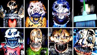 Baldis Basics in Nightmares ALL JUMPSCARES FNAF [upl. by Cichocki]