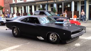 1968 Dodge Charger  American Muscle Car Pro Street [upl. by Oznole304]