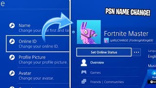 How to CHANGE your PSN NAME on PS4 EASY METHOD 2024 [upl. by Pownall]