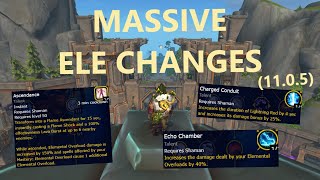 MASSIVE Ele Shaman Changes are Coming in 1105 [upl. by Wooster]