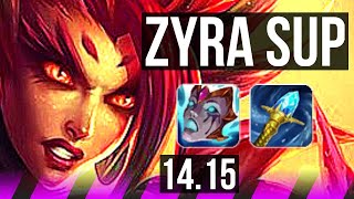 ZYRA amp Ezreal vs LEONA amp KaiSa SUP  Rank 3 Zyra 4116  EUNE Challenger  1415 [upl. by Dalis]