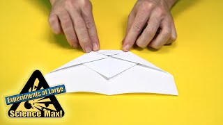 How To Make A Paper Airplane  Science Max [upl. by Akemihs]