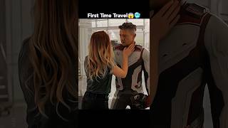 First time travel by Clint Barton with the help Tony Stark and team 🔥🥶shorts ytshorts marvel [upl. by Hsilgne]