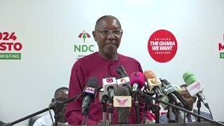 2024 NDC MANIFESTO BRIEFING WE WILL ABOLISH TEACHERS LICENSURE EXAMS [upl. by Howund]