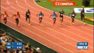 100m Yohan Blake 969 Lausanne 2012 [upl. by Eednil]