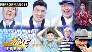 Team VhongJugsTeddy pays homage to legendary Pinoy comedians through Al  Its Showtime [upl. by Ydak]