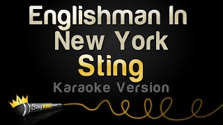 Sting  Englishman In New York Karaoke Version [upl. by Bellda176]