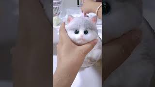 Does it resemble a real cat cat squishyfun squishy squishable cutecat cuteanimal [upl. by Zoa]