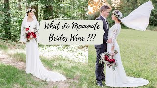 I Sewed a Mennonite Wedding Dress [upl. by Tse]