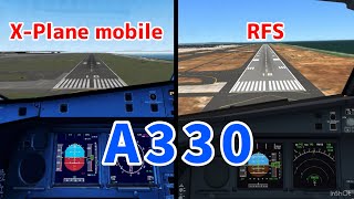 【A330】 RFS vs XPlane mobile 【スマホゲーム】【フライトシミュレータ】中部国際空港・セントレア Chubu centrair int’l airport  RJGG [upl. by Lida]