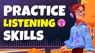 Practice English Listening for Beginners  Improve your Listening Skills every day [upl. by Enyawad]