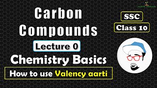 CARBON COMPOUNDS Lecture 0  Chemistry Basic Concepts  How to use Valency Aarti  Class 10 SSC [upl. by Karlise]