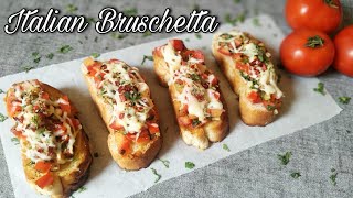 How to make Italian Bruschetta  Classic Italian Bruschetta  Easy amp quick appetizer [upl. by Percival]