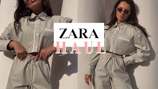 ZARA HAUL  CO KUPIŁAM  MIERZYMY  BUTY KOSZULE KURTKA I INNE [upl. by Imot666]