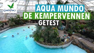 AQUA MUNDO ZWEMBAD 🏊🌴 CENTER PARCS DE KEMPERVENNEN 💚 PARKVAKANTIES [upl. by Ellatsyrc]