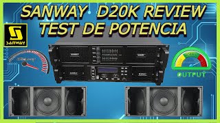 SANWAY D20K REVISION TEST DE POTENCIA 🔉✔💪🔊 [upl. by Emilio]