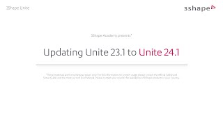 Updating 3Shape Unite 231 to Unite 241 [upl. by Sheepshanks]