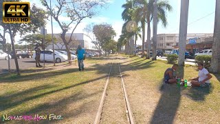 Walk along the train line through the centre of Lautoka Fiji 🚂 [upl. by Anitteb]