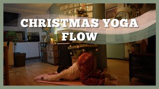 ANTISTRESS yoga flow into CHRISTMAS 🎄calming and gentle [upl. by Sillyrama]