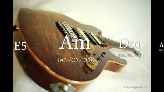 Am Blues Rock Guitar Backing Track [upl. by Arakat117]