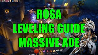 Rosa Full Leveling Guide  Massive AoE  Huge Fun  SS3 Nightmare TLI League  Torchlight Infinite [upl. by Usanis840]