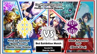 OTTBattle Sister vs DIBlade Wing  Bo3 Exhibition Match  Cardfight Vanguard Baguio PH [upl. by Araeic]