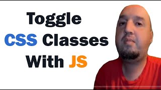 How to Toggle CSS Classes With JavaScript [upl. by Sutherlan697]