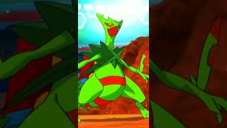 Pokemon XYZ  League battle  Ash Greninja vs SawyerSceptile 🔥  pokemon shortsviral [upl. by Nywloc577]