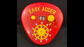 Kohner Easy Adder Adding Machine [upl. by Esorylime]