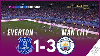 Everton vs Manchester City 13 MATCH HIGHLIGHTS • Video Game Simulation amp Recreation [upl. by Swann757]