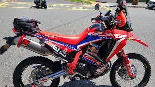 2022 Honda CRF300Rally Akrapovic crf300rally nice sound [upl. by Zelma]